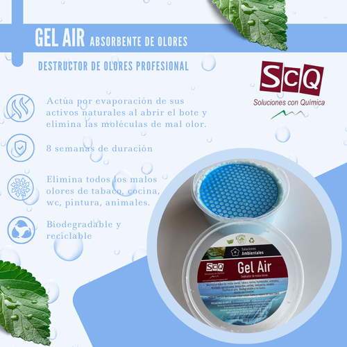 GEL AIR 1 X 1  UD   Eliminador de olores en gel slido